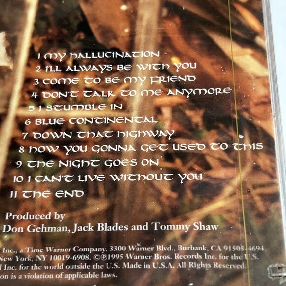 Hallucination by Jack Blades/Shaw Blades/Tommy Shaw 1995 CD - Sealed Flawed Case - Picture 6 of 8